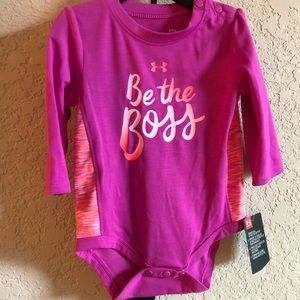 UNDER ARMOR baby exercise outfit 6/9mo NWT